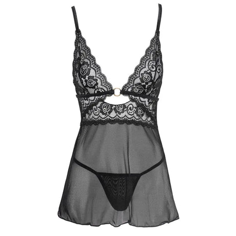Cottelli Backless Babydoll with Thong - with - Fast Shipping - Sale United Kingdom Stoke-on-trent
