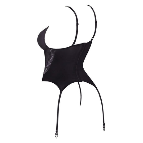 Cottelli Basque and Thong with Lace - Sale