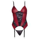 Cottelli Basque and Thong with Lace - Sale