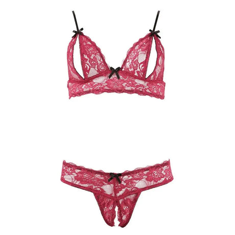 Cottelli Bra Set Open Cup and Crotchless - Fast Shipping - Sale United Kingdom Stoke-on-trent