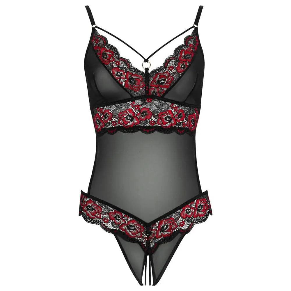 Cottelli Crotchless Body with Lace - with - Fast Shipping - Sale United Kingdom Stoke-on-trent