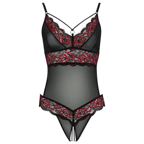 Cottelli Crotchless Body with Lace - with - Fast Shipping - Sale United Kingdom Stoke-on-trent