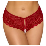 Cottelli Crotchless Panty Red - Fast Shipping - Sale United Kingdom Stoke-on-trent