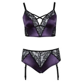 Cottelli Curves Bralette Suspender Set - Fast Shipping - Sale United Kingdom Stoke-on-trent