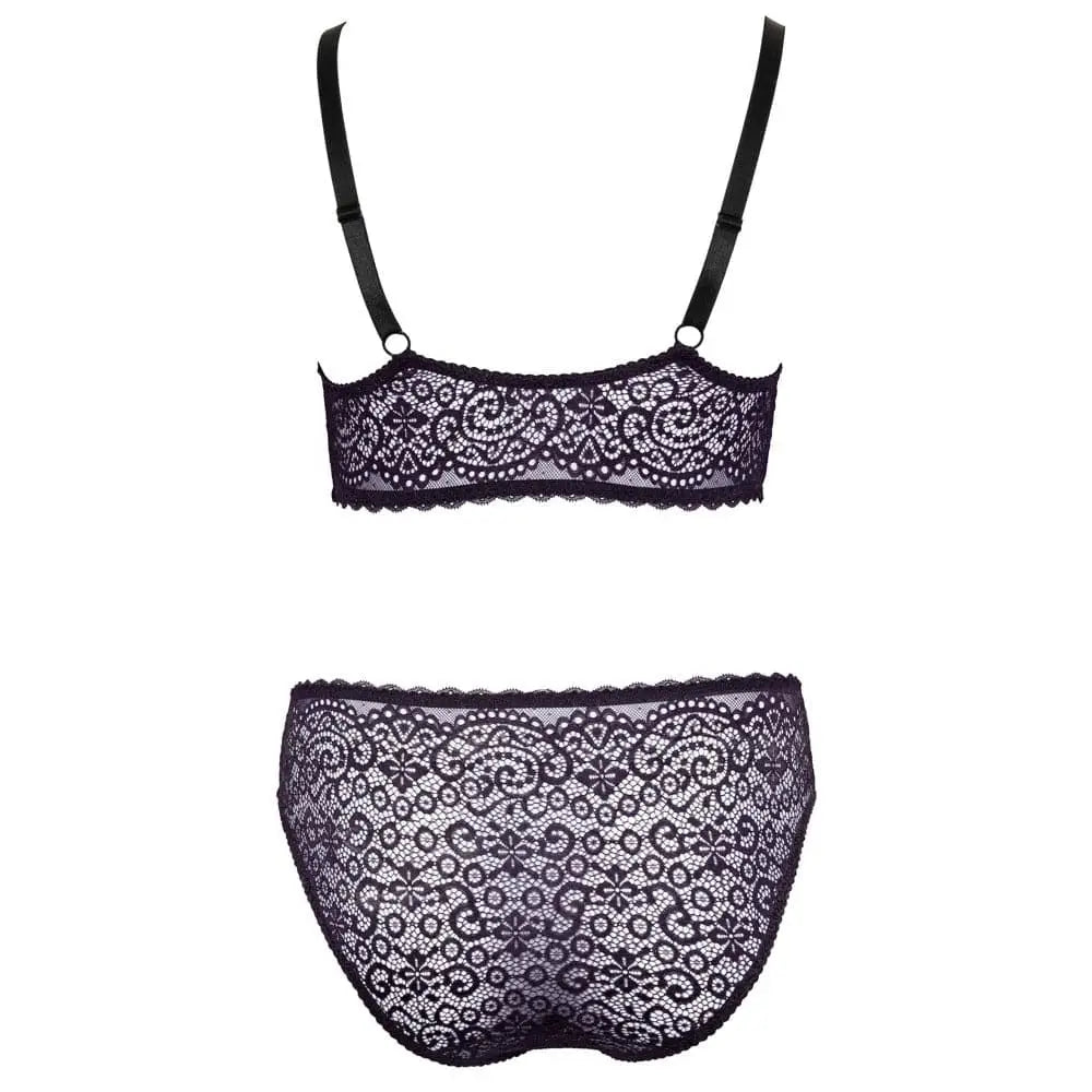 Cottelli Curves Delicate Lace Bralette and Briefs - and - Fast Shipping - Sale United Kingdom Stoke-on-trent