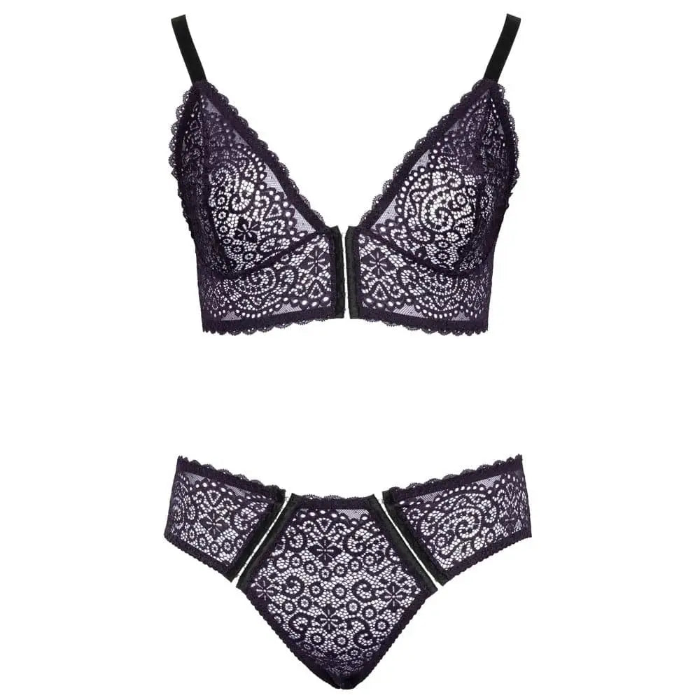 Cottelli Curves Delicate Lace Bralette and Briefs - and - Fast Shipping - Sale United Kingdom Stoke-on-trent