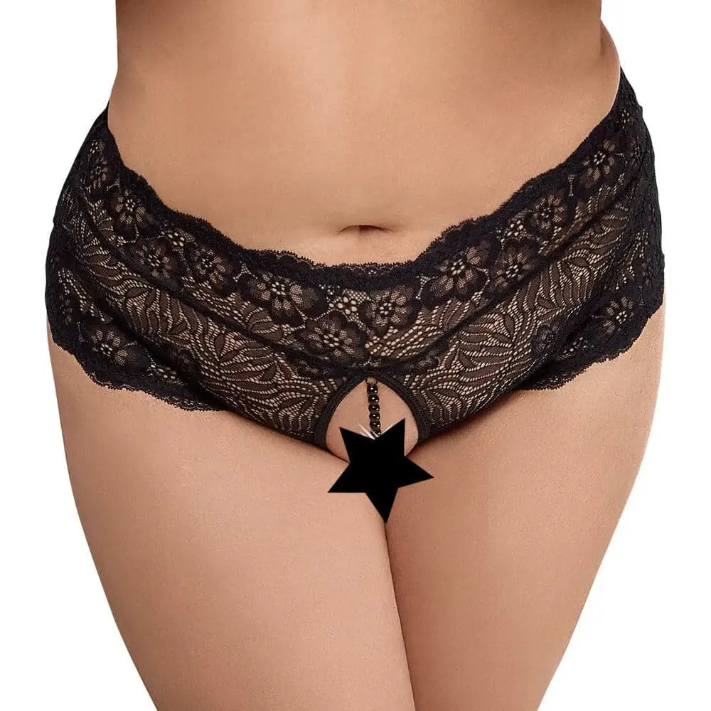 Cottelli Curves Panties with Pearl Chain - with - Fast Shipping - Sale United Kingdom Stoke-on-trent