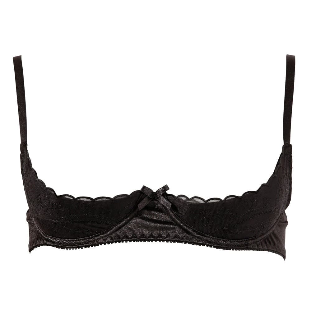 Cottelli Half Cup Bra Black - Sale