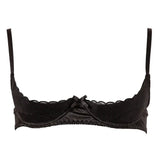 Cottelli Half Cup Bra Black - Fast Shipping - Sale United Kingdom Stoke-on-trent