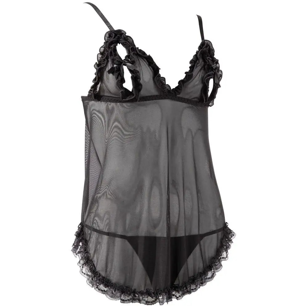 Cottelli Open Babydoll and String Back - and - Fast Shipping - Sale United Kingdom Stoke-on-trent