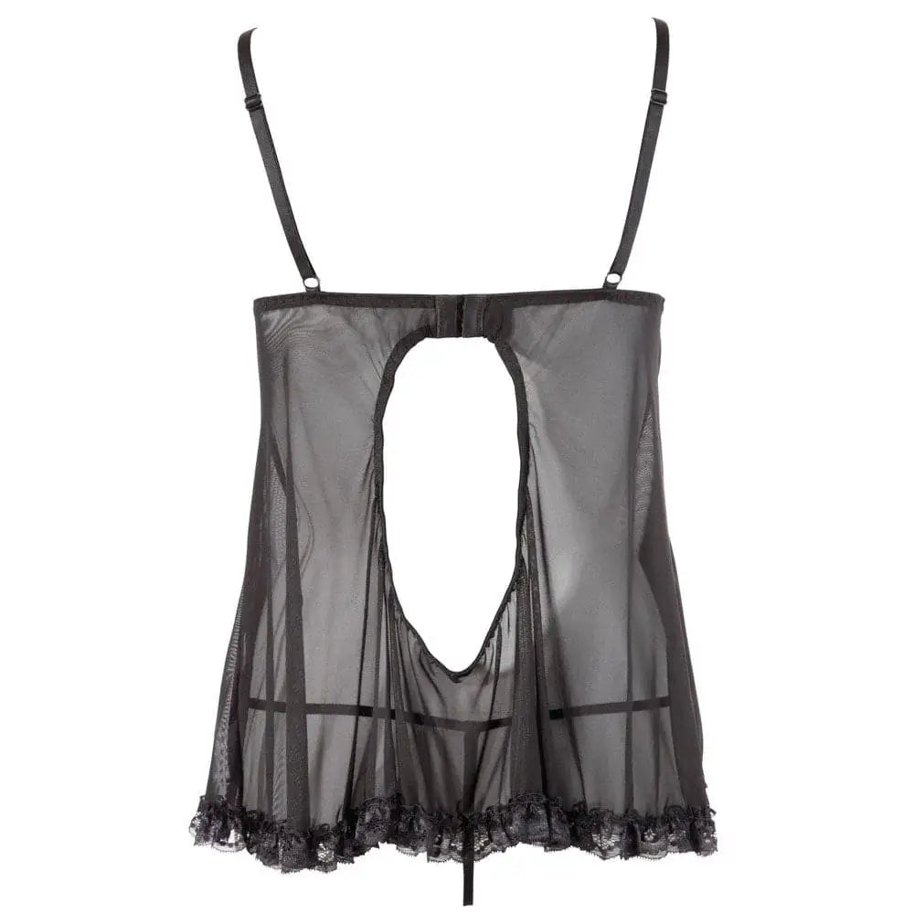 Cottelli Open Babydoll and String Back - and - Fast Shipping - Sale United Kingdom Stoke-on-trent
