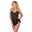 Cottelli Open Babydoll and String Back - and - Fast Shipping - Sale United Kingdom Stoke-on-trent