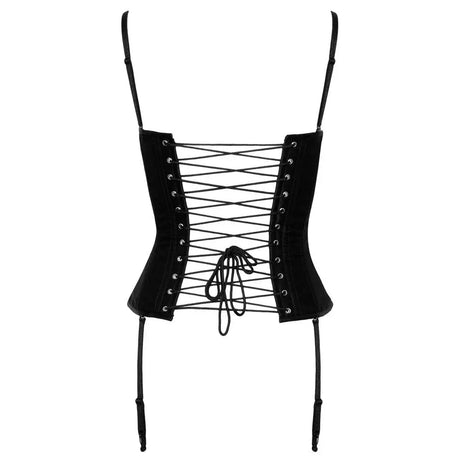 Cottelli Party Corset Black - Fast Shipping - Sale United Kingdom Stoke-on-trent