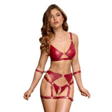 Cottelli Red Crotchless Bondage Set - Fast Shipping - Sale United Kingdom Stoke-on-trent