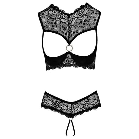 Cottelli Shelf Bra and String - Fast Shipping - Sale United Kingdom Stoke-on-trent