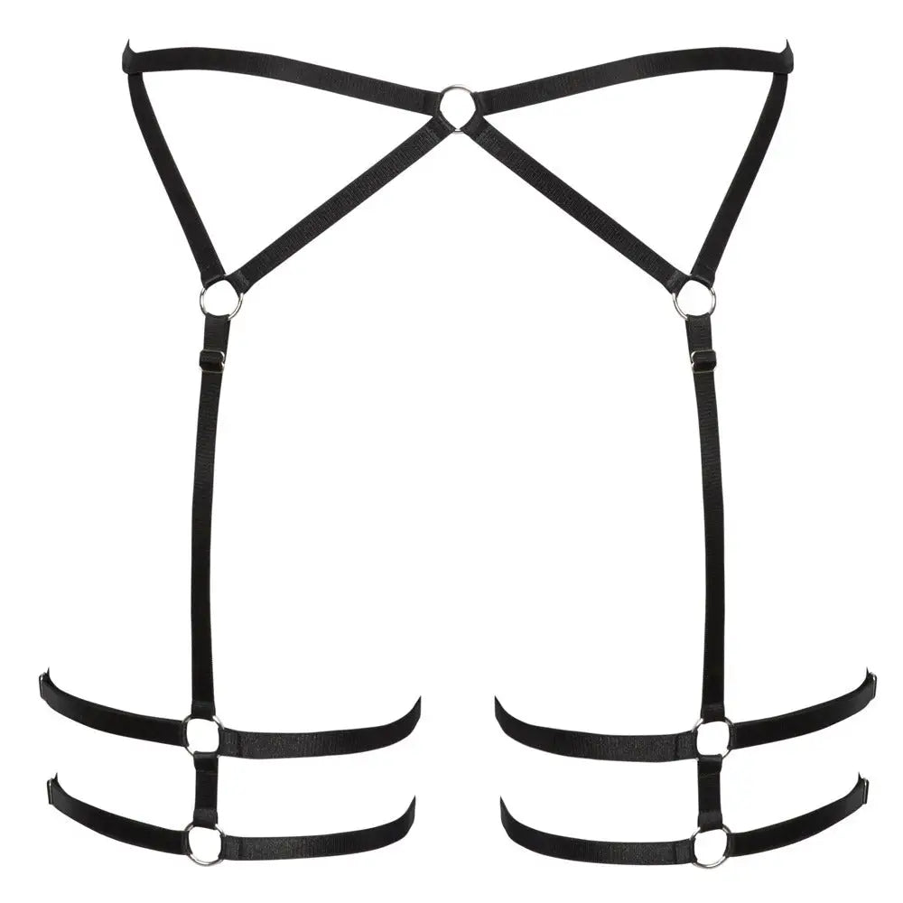 Cottelli Strappy Suspender Belt - Fast Shipping - Sale United Kingdom Stoke-on-trent