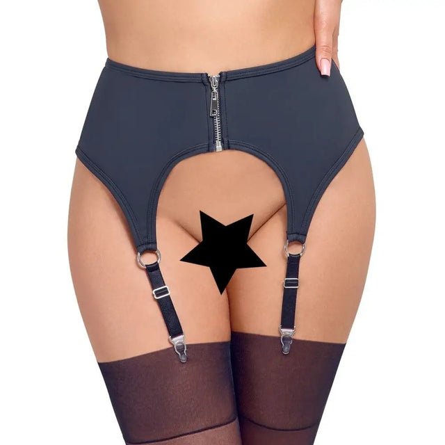 Cottelli Zip Suspender Belt - Fast Shipping - Sale United Kingdom Stoke-on-trent
