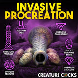 Creature Cocks Deep Invader Tentacle Ovipositor Silicone Dildo with Eggs - Save 10% - United Kingdom Stoke-on-trent