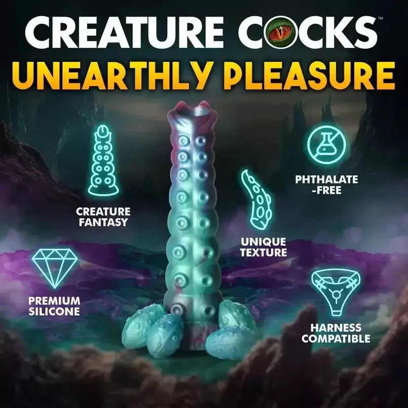 Creature Cocks Galactic Breeder Ovipositor Silicone Dildo - Save 15% - United Kingdom Stoke-on-trent