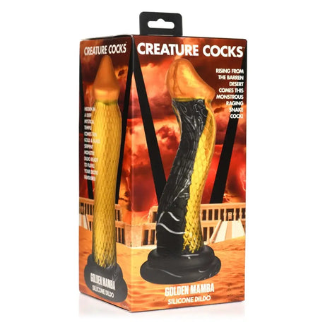Creature Cocks Golden Snake Silicone Dildo - Save 25% - Fast Shipping - United Kingdom Stoke-on-trent