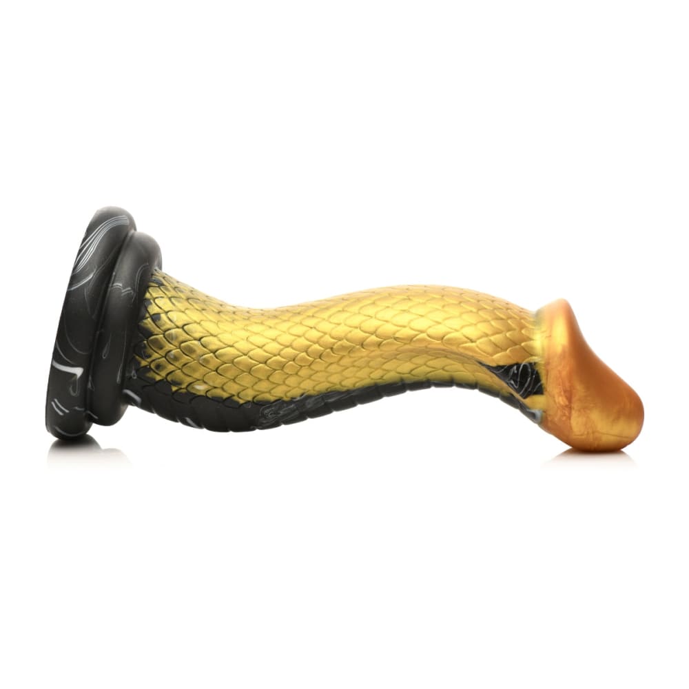 Creature Cocks Golden Snake Silicone Dildo - Save 20% - Big