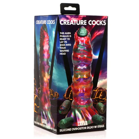 Creature Cocks Larva Silicone Ovipositor Dildo W/ Eggs - Save 25% - W/ - Fast Shipping - United Kingdom Stoke-on-trent