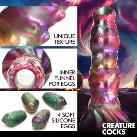 Creature Cocks Larva Silicone Ovipositor Dildo W/ Eggs - Save 25% - W/ - Fast Shipping - United Kingdom Stoke-on-trent