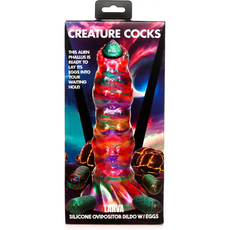 Creature Cocks Larva Silicone Ovipositor Dildo with Eggs – Fantasy Sex Toy - Save 20% - Uk - Dildos United Kingdom Stoke-on-trent