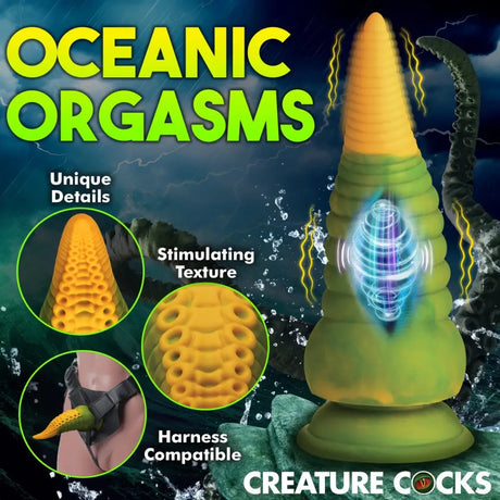 Creature Cocks Monstropus 2.0 Vibrating Tentacle Silicone Dildo - Save 15% - United Kingdom Stoke-on-trent