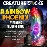 Creature Cocks Rainbow Phoenix Vibrating Silicone Dildo - Save 10% - United Kingdom Stoke-on-trent