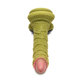 Creature Cocks Swamp Monster Scaly Silicone Dildo Green