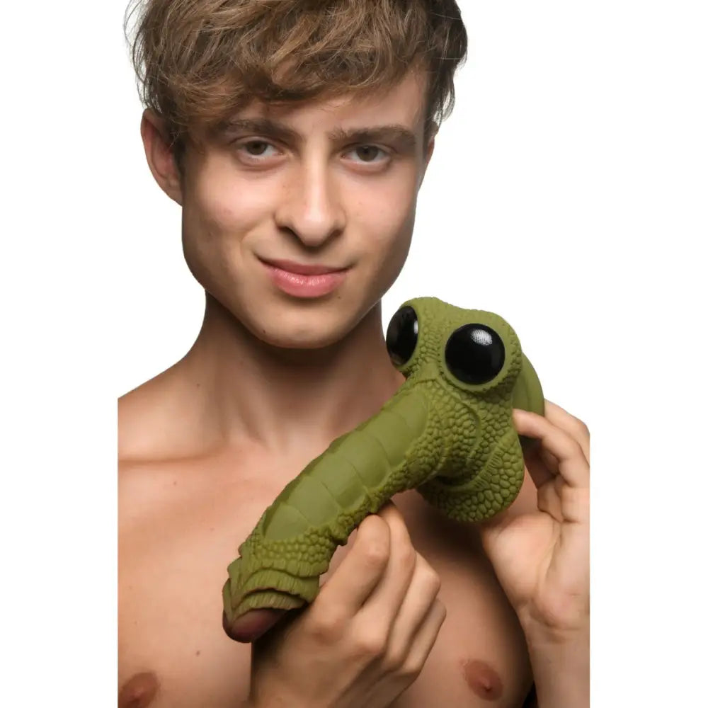 Creature Cocks Swamp Monster Scaly Silicone Dildo Green - Save 30% - Fast - United Kingdom Stoke-on-trent
