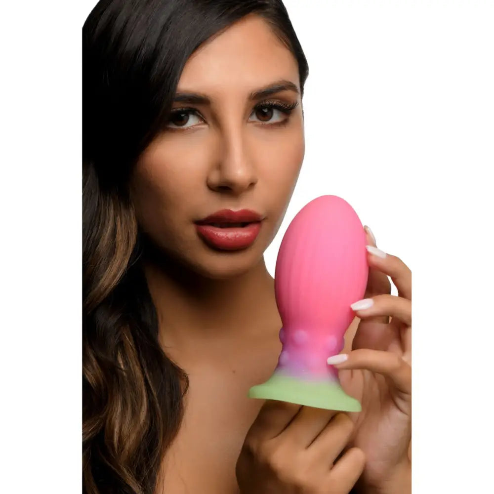 Creature Cocks Xeno Egg Glow in the Dark Silicone Pink Large 4.5 Inch - Save 15% - Dildo United Kingdom Stoke-on-trent