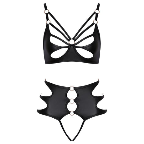Crotchless Bondage Bra Set - Sale