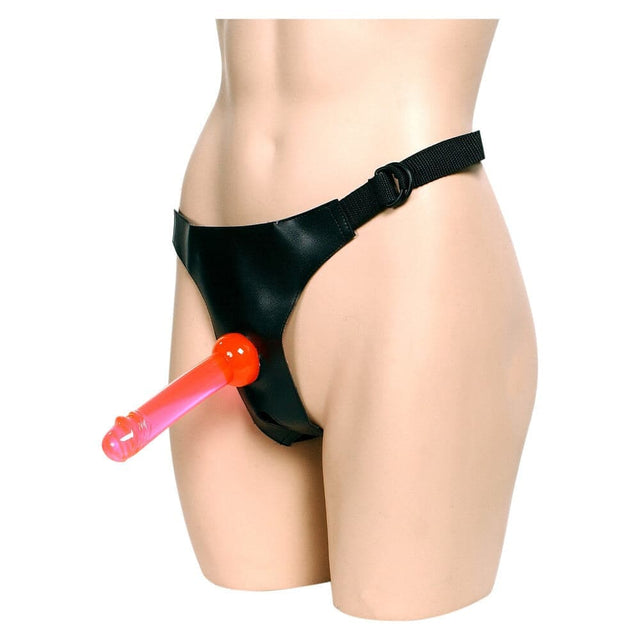 Crotchless Strap on Harness with 2 Dongs - Save 30% - Dildo