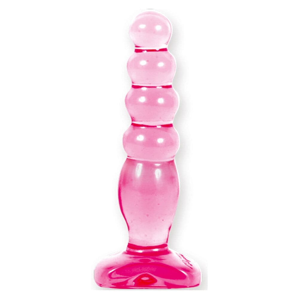 Crystal Jellies Anal Delight Butt Plug Pink - Save 30% - Dildos