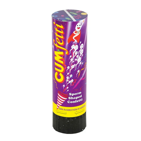 Cumfetti Sperm Shaped Confetti Party Popper - Save 20% - Fast Shipping - Sale United Kingdom Stoke-on-trent