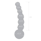 Curved Bubble Glass Dildo Save 20% Fast Shipping United Kingdom Stoke on Trent