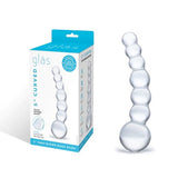Curved Bubble Glass Dildo