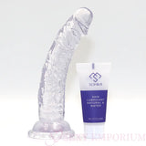 Curved G-spot Dildo - Clear - Dildos - Save 15% - G-spot - Fast Shipping - United Kingdom Stoke-on-trent