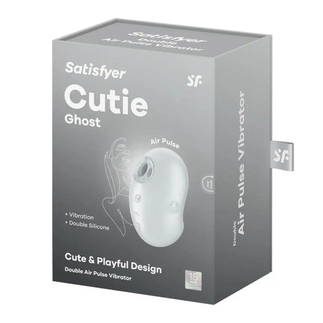 Satisfyer Cutie Ghost White Air Pulse Clitoral Sex Toy with Vibration - Save 30% - Stimulation - Vibrator United Kingdom Stoke-on-trent