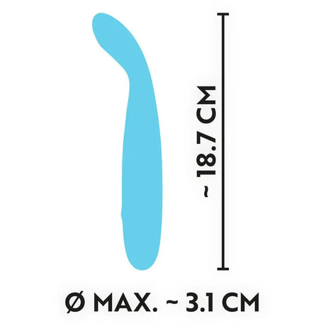 Cuties Silk Touch Rechargeable Mini Vibrator Blue - Save 25% - Fast Shipping - Sale United Kingdom Stoke-on-trent