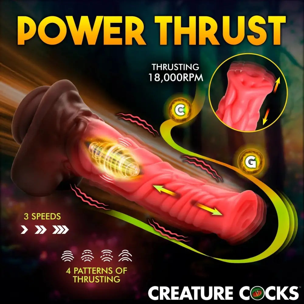 Deluxe Centaur Thrusting & Vibrating Silicone Dildo - Save 5% - Fast - United Kingdom Stoke-on-trent