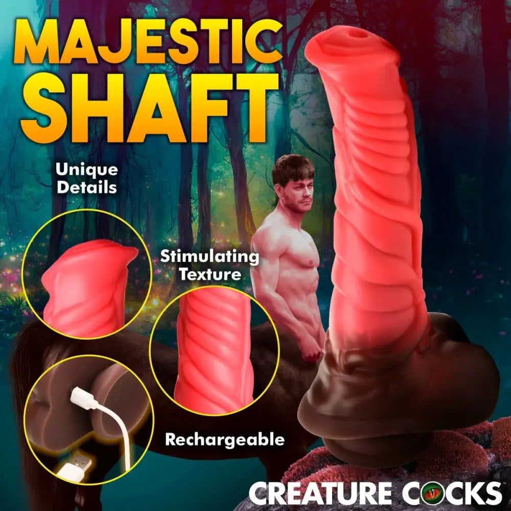 Deluxe Centaur Thrusting & Vibrating Silicone Dildo - Save 5% - Fast - United Kingdom Stoke-on-trent