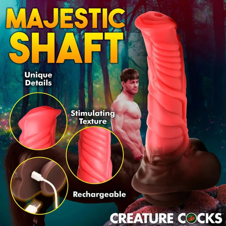 Deluxe Centaur Thrusting & Vibrating Silicone Dildo - Save 5% - Fast - United Kingdom Stoke-on-trent