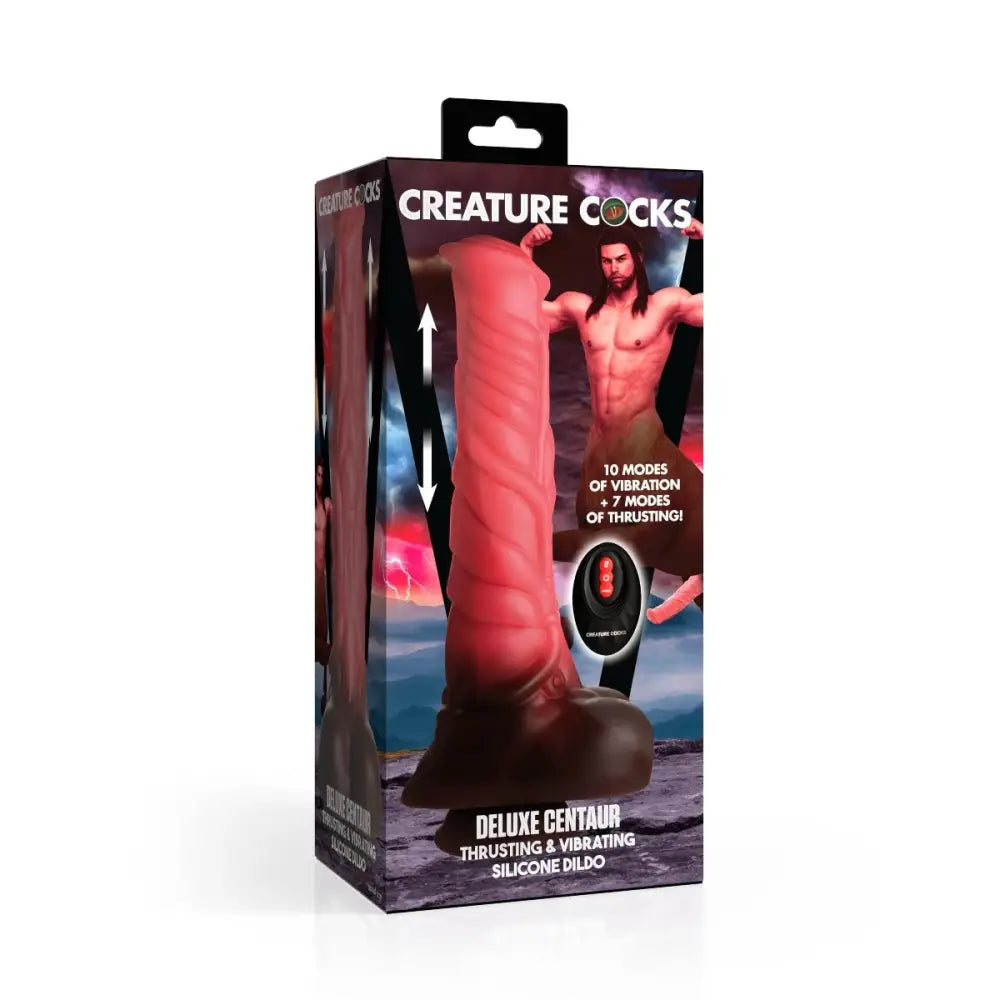 Deluxe Centaur Thrusting & Vibrating Silicone Dildo - Save 5% - Fast - United Kingdom Stoke-on-trent