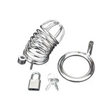 Deluxe Chastity Cage Silver - Sex Toys - Save 25% - Fast Shipping - Sale United Kingdom Stoke-on-trent