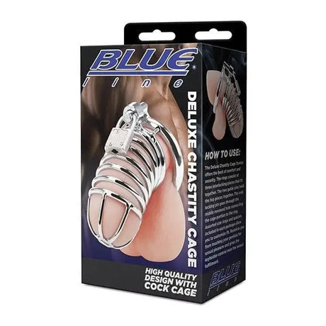 Deluxe Chastity Cage Silver - Sex Toys - Save 25% - Fast Shipping - Sale United Kingdom Stoke-on-trent