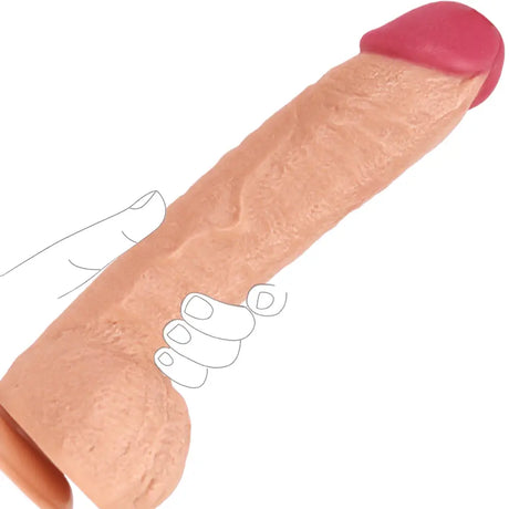 Dildo Sex Toy Suction Cup Realistic 7-8-9+ Inch Real Feel for Women/men/couples - Original Sexy Emporium United Kingdom Stoke-on-trent