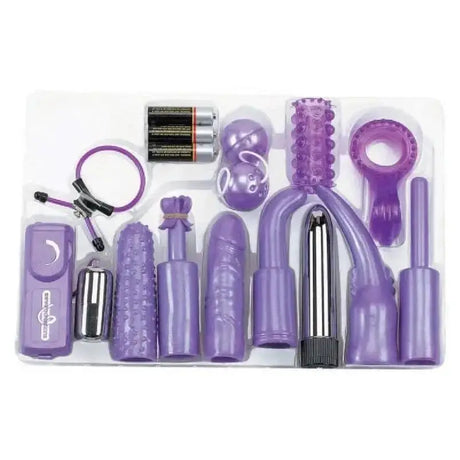Dirty Dozen 12 Piece Vibrator Dildo Duo Balls Couples Unisex Sex Toy Kit for Women Men Adult - Original Sexy Emporium United Kingdom